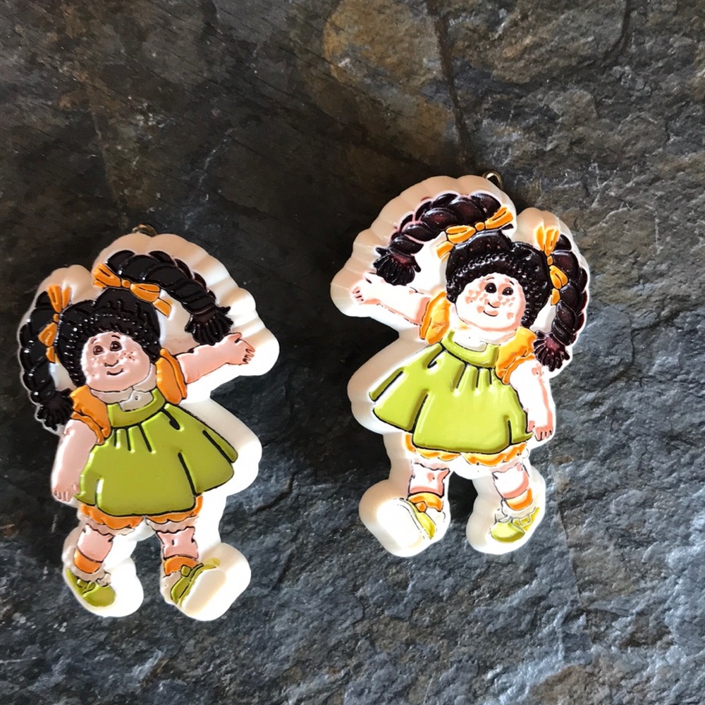 Cabbage patch barrettes